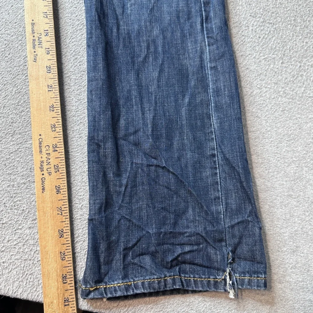 Levi's 527 Jeans Mens 32x32 Blue Slim Bootcut Dark Wash Denim Pants Western